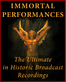 Click Here to View other products by Immortal Performances Third releases